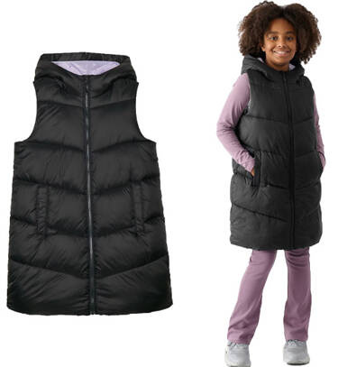 Bezrękawnik puchowy pikowany F130 kamizelka przejściowa