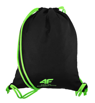 Worek sportowy 4F plecak U112 45S czarny zielony A4