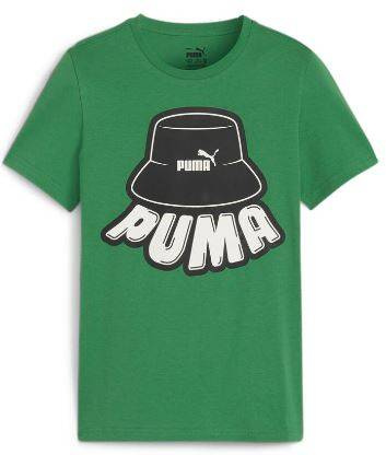 Koszulka chłopięca PUMA 679720 86 bawełniana zielona