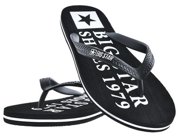 Japonki męskie BIG STAR LL174444 klapki czarne