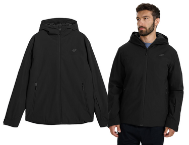 Kurtka męska narciarska 4F sportowa zimowa M0787 czarna