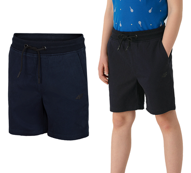 Spodenki chłopięce 4F JSKMC001 casual granat