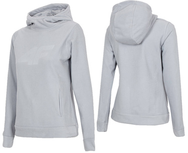 Polar damski 4F PLD352 z kapturem jasny szary