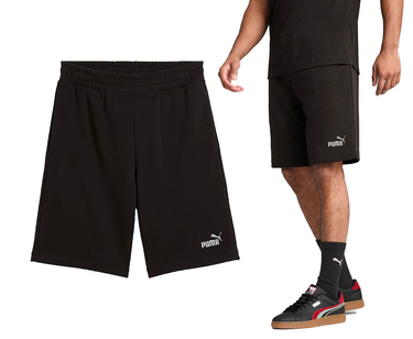 Spodenki męskie dresowe PUMA bawełniane czarne