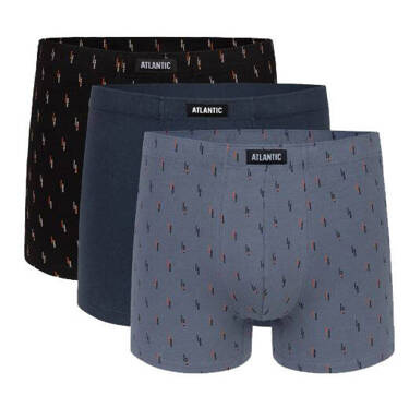 Majtki męskie atlantic 3MH-025/04 bielizna bokserki 3PAK