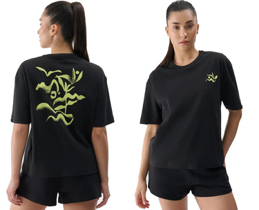 Damska koszulka z nadrukiem 4F F1967 T-shirt z bawełny