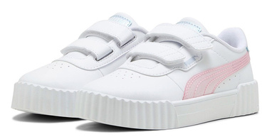 Buty sportowe PUMA 400609 01 Sneakersy na rzepy białe