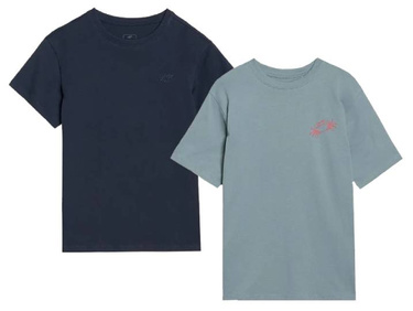 Koszulki 2szt 4F zestaw 2pak T-shirt luźny krój