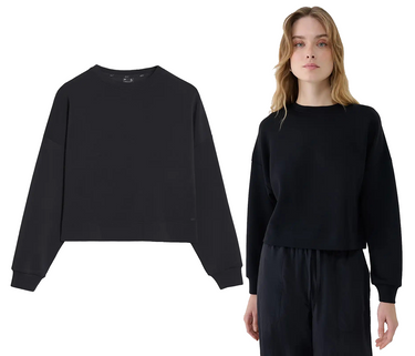 Bluza damska dresowa 4F F1576 z modalem czarna