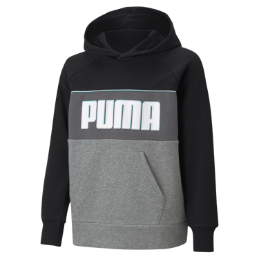 Bluza dziecięca PUMA 585892 z kapturem szara