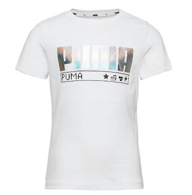 T-shirt dziewczęcy PUMA 583299 52 biały