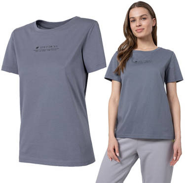 T-shirt damski 4F TSD019 luźna koszulka