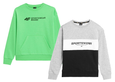 Zestaw dla chłopca 4F 2 bluzy dresowe z bawełny