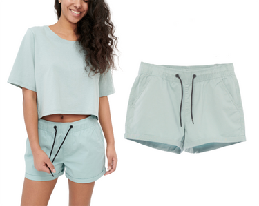 Spodenki damskie OUTHORN szorty casual materiałowe