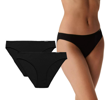 Bielizna damska ATLANTIC 580 figi czarne 2 PAK