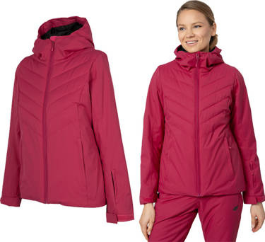 Kurtka narciarska 4F KUDN003 membrana 5000 różowa