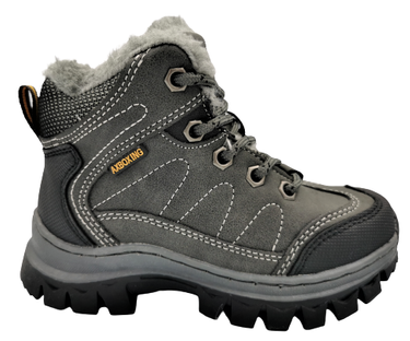 Dziecięce buty zimowe trapery CPM9074-4 szare