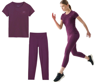 Zestaw sportowy damski 4F na siłownie, do biegania