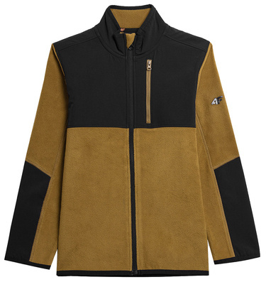 Polar chłopięcy 4F M106 bluza na zamek brąz