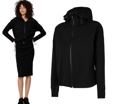 Bluza damska 4F BLD018 z kapturem czarna