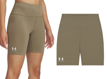 Spodenki kolarki UNDER ARMOUR 1386703 damskie sportowe brąz