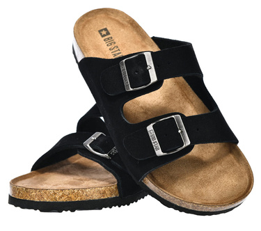 Kapki damskie BIG STAR RR274A390 z skóry naturalnej