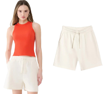 Damskie szorty 4F F529 luźne spodenki bawełniane na lato