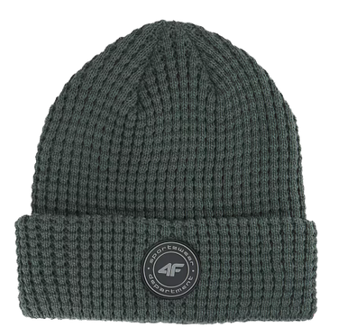 Czapka dla dzieci 4F M424 waflowy splot zielona