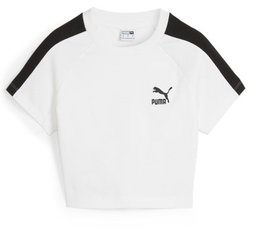 Koszulka damska PUMA 625598 02 crop top z bawełny