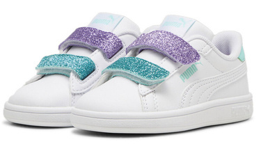 Buty sportowe PUMA 395610 03 na rzepy białe