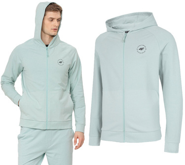 Bluza męska 4F BLM019 z kapturem rozpinana