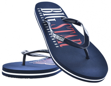 Japonki damskie BIG STAR LL274809 klapki granat