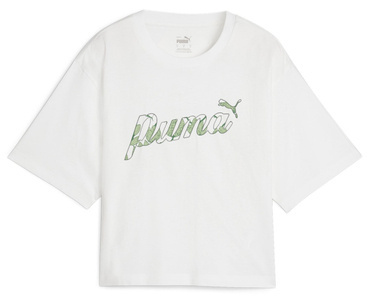 Koszulka damska PUMA 680432 02 z bawełny biała