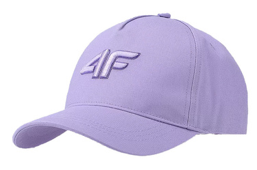 Czapka z daszkiem dziecięca 4F U388 na lato fiolet