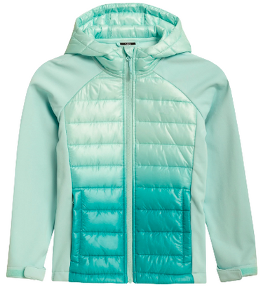 Softshell dziewczęcy kurtka 4F JSFD002A mięta