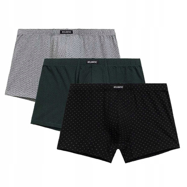 Bokserki męskie Atlantic bielizna spodenki 3MH-197 majtki 3 szt