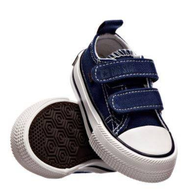 Buty dziecięce niemowlęce BIG STAR HH374201 trampki na rzepy niebieskie