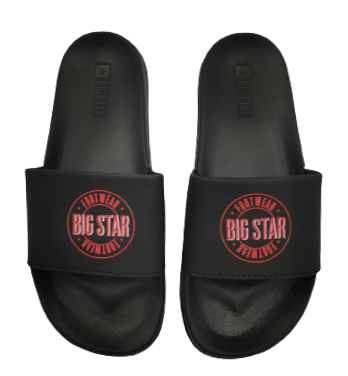 Klapki damskie BIG STAR plaża basen kapcie JJ274A282 czarne