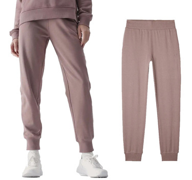 Spodnie dresowe 4F F0945 damskie joggery z bawełny
