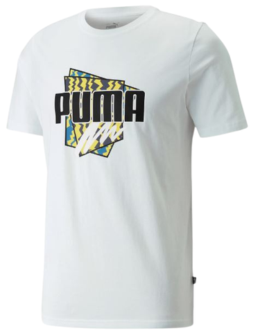 Koszulka męska PUMA bawełna 848576 02 z nadrukiem