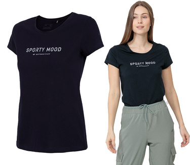 T-shirt damski 4F TSD045 koszulka bawełna