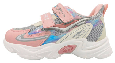 Buty sportowe dla dzieci 4328-22 na rzepy szary