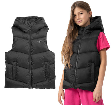 Kamizelka puchowa 4F F045 bezrękawnik czarny