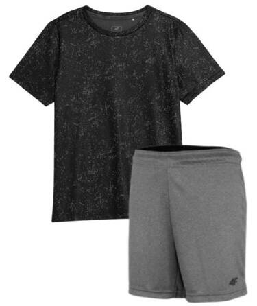 Zestaw sportowy 4F strój na trening koszulka, spodenki na WF