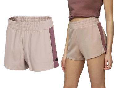 Spodenki damskie 4F SKDD011 szorty z wiskozy różowy