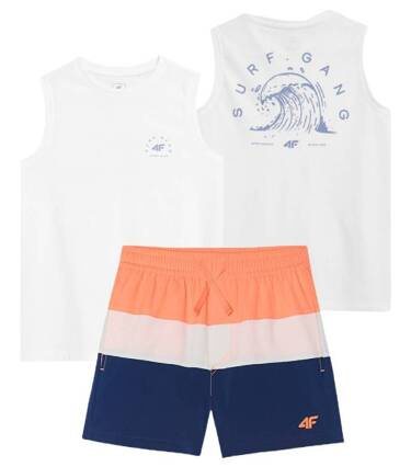 Zestaw sportowy 4F koszulka bez rękawów, kąpielówki
