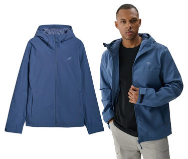 Kurtka przejściówka 4F M703 membrana 5000 niebieska