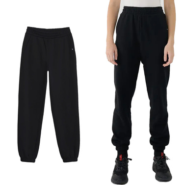 Spodnie dresowe 4F F1013 bawełniane joggery czarne