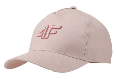 Czapka z daszkiem dziecięca 4F U388 na lato różowa