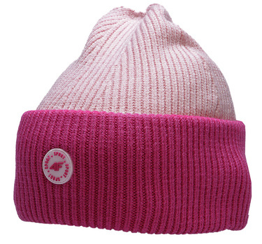 Czapka dziewczęca 4F F262 podwijana na zimę